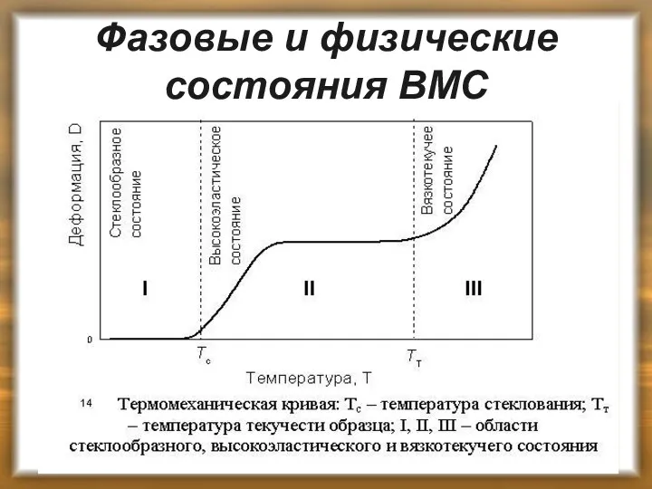 Фазовые и физические состояния ВМС