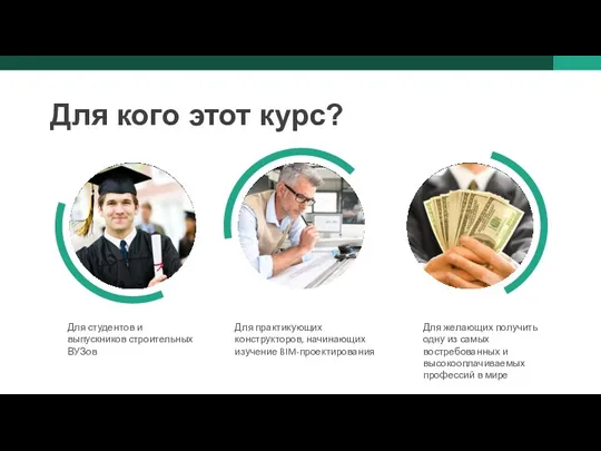 Для кого этот курс? Для студентов и выпускников строительных ВУЗов