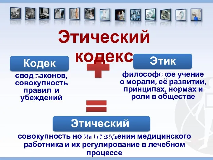 свод законов, совокупность правил и убеждений совокупность норм поведения медицинского