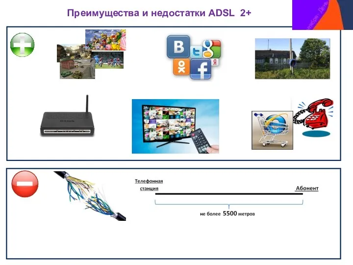 Преимущества и недостатки ADSL 2+