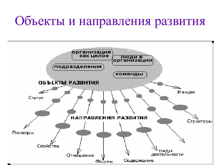 Объекты и направления развития