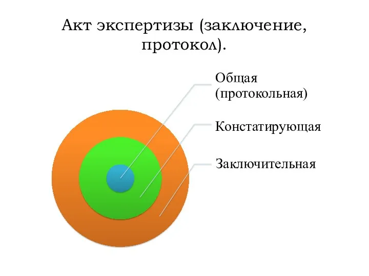 Акт экспертизы (заключение, протокол).