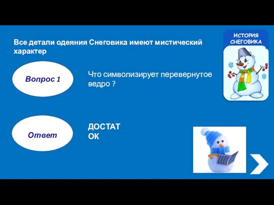 Что символизирует перевернутое ведро ? ИСТОРИЯ СНЕГОВИКА Все детали одеяния