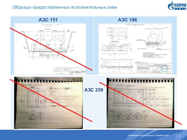 Образцы предоставленных исполнительных схем АЗС 151 АЗС 196 АЗС 259