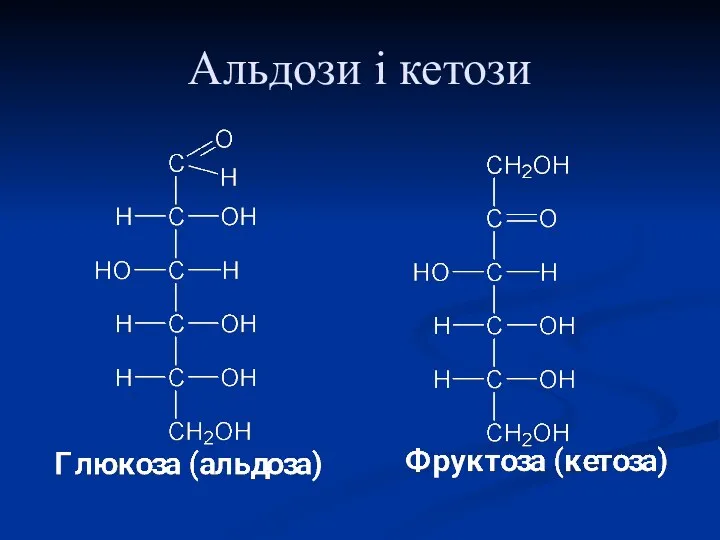 Альдози і кетози