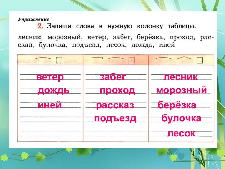 лесник морозный ветер забег берёзка проход рассказ булочка подъезд лесок дождь иней