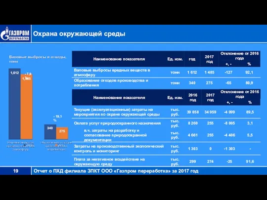 Охрана окружающей среды - 7,9 % - 19,1 %