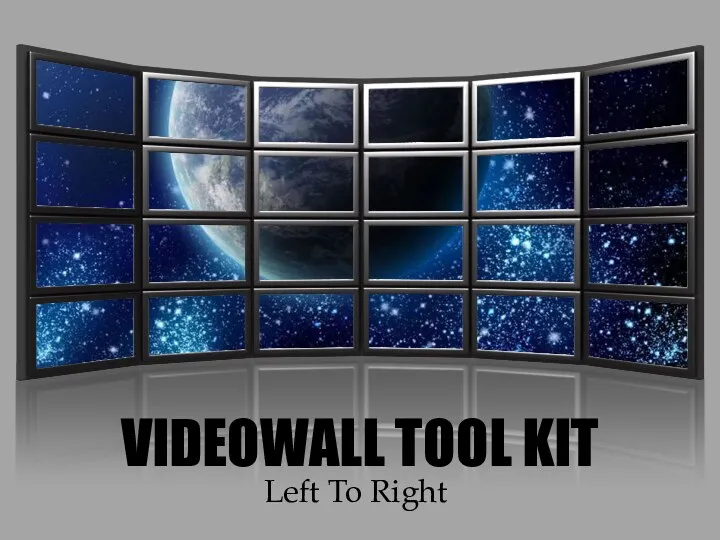Videowall tool kit