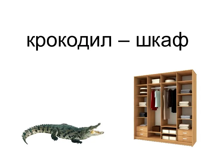 крокодил – шкаф