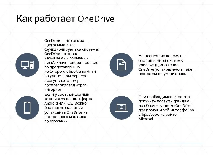 Как работает OneDrive