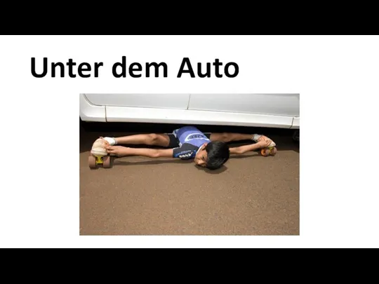 Unter dem Auto