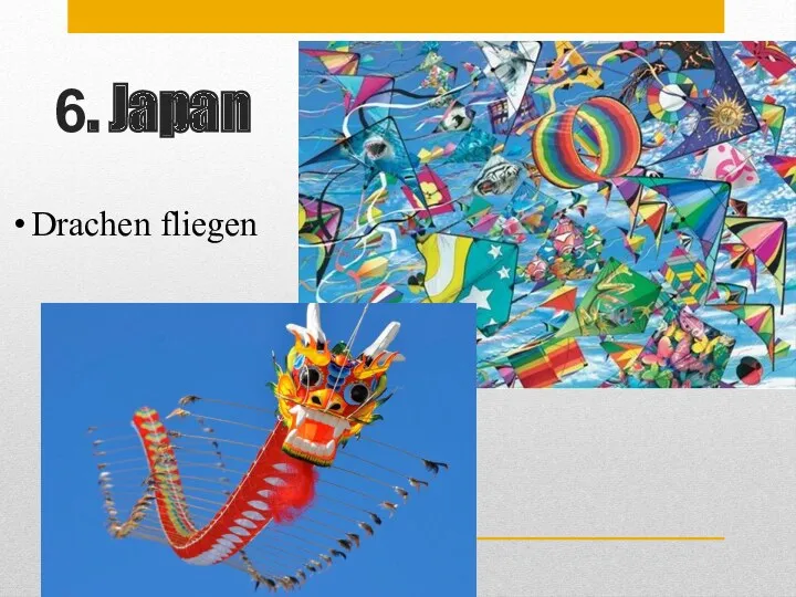 6. Japan Drachen fliegen