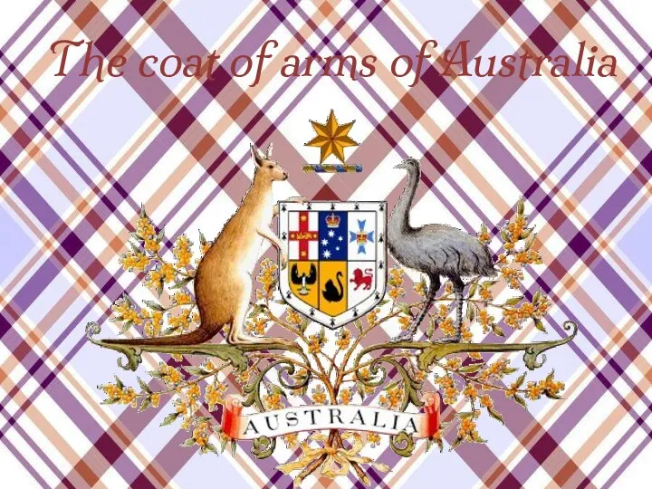 The coat of arms of Australia