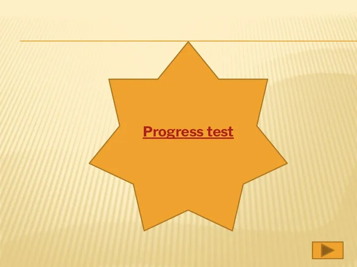 Progress test