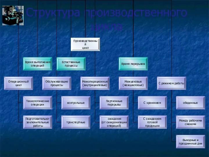 Структура производственного цикла