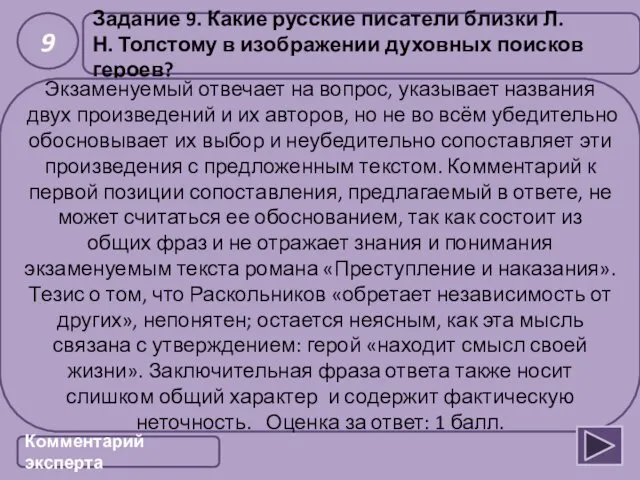 Одним из близких Толстому писателей был Достоевский. Его произведение «Преступление