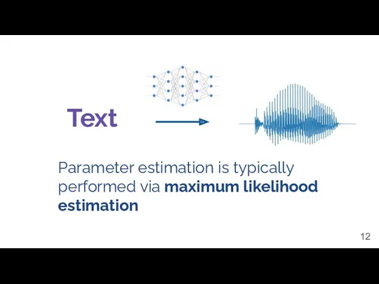 Parameter estimation is typically performed via maximum likelihood estimation Text