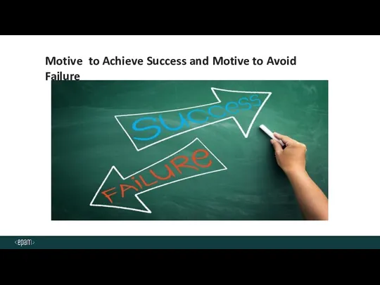 Motive to Achieve Success and Motive to Avoid Failure