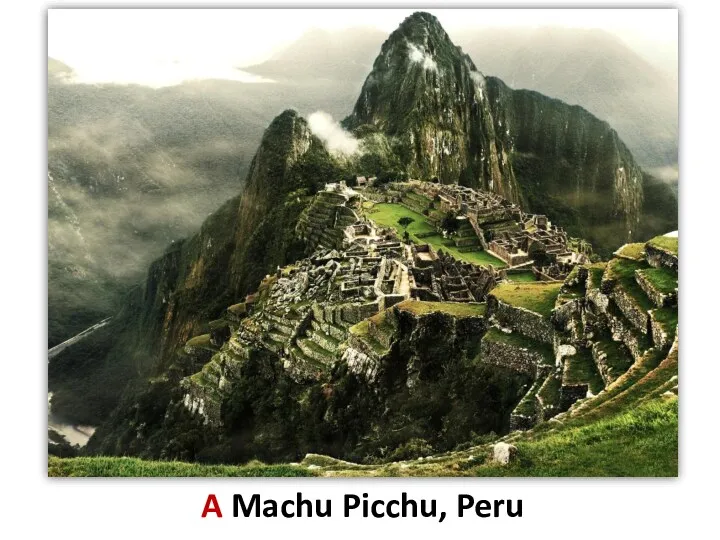A Machu Picchu, Peru