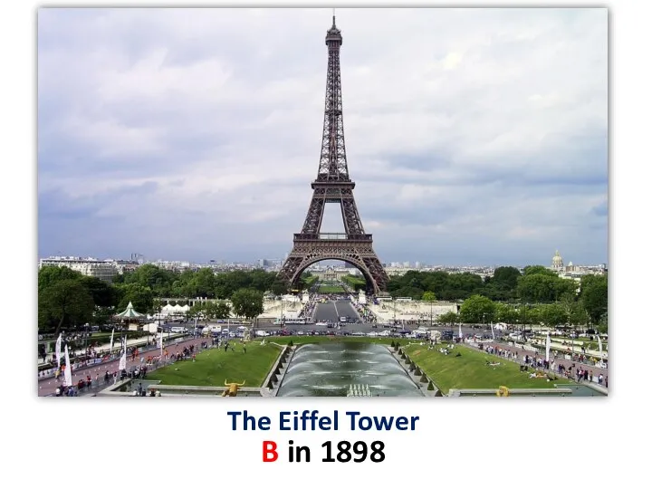 The Eiffel Tower B in 1898