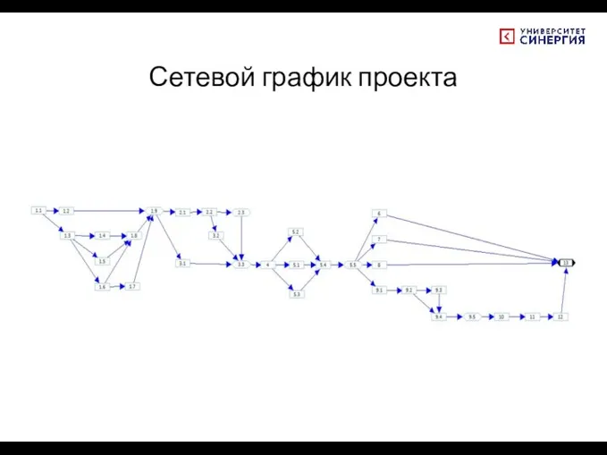 Сетевой график проекта