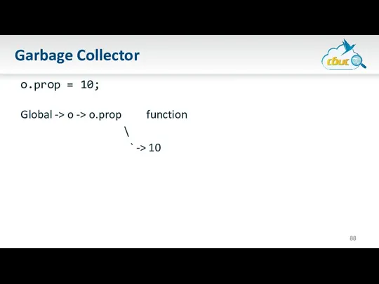 Garbage Collector o.prop = 10; Global -> o -> o.prop function \ ` -> 10