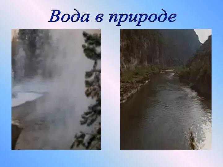 Вода в природе