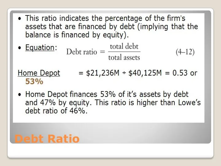 Debt Ratio