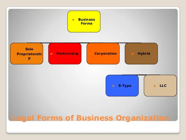 Legal Forms of Business Organization