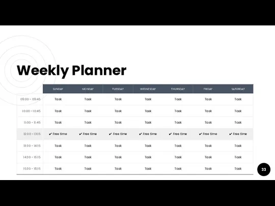 Weekly Planner