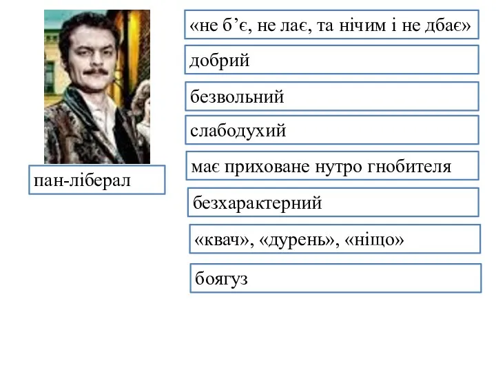 пан-ліберал «не б’є, не лає, та нічим і не дбає»