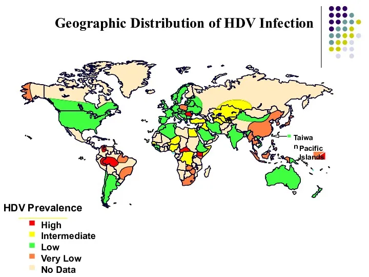 Geographic Distribution of HDV Infection