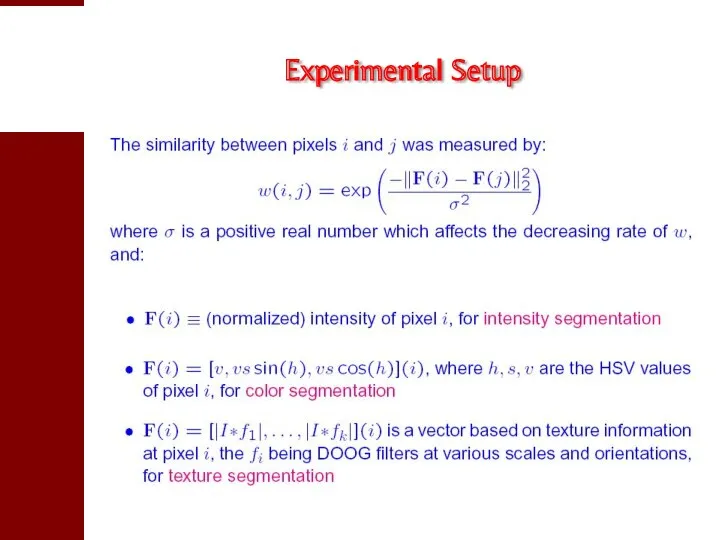 Experimental Setup