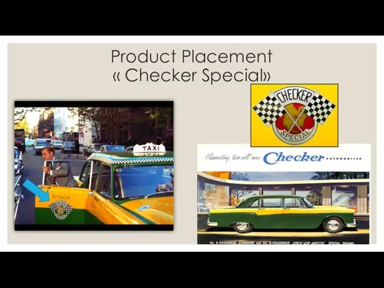 Product Placement « Checker Special»