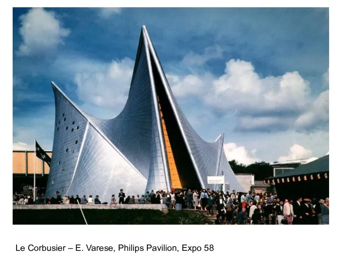 Le Corbusier – E. Varese, Philips Pavilion, Expo 58