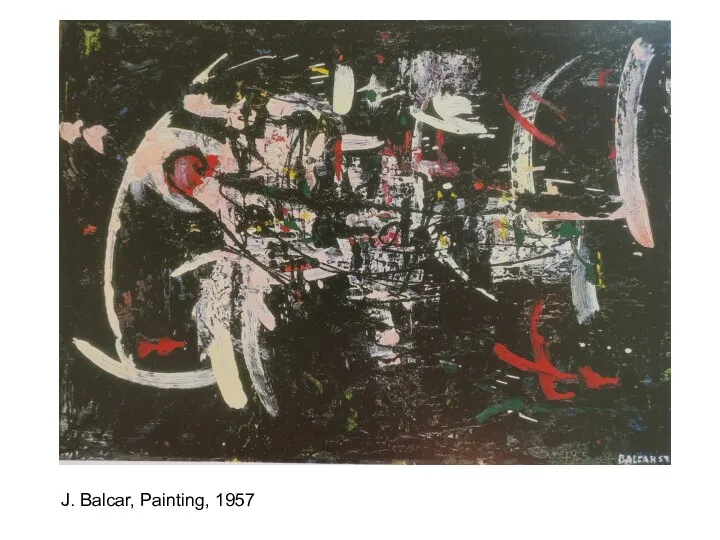 J. Balcar, Painting, 1957