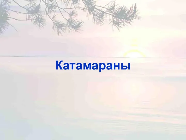 Катамараны