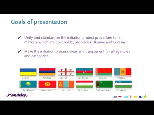 Unify and standardize the initiation project procedure for all markets which are covered