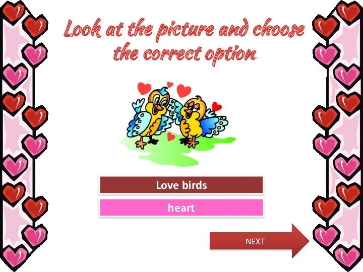 Look at the picture and choose the correct option Try