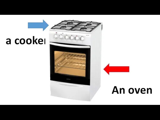 a cooker An oven