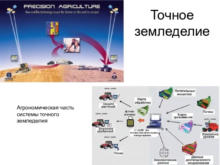 Точное земледелие Агрономическая часть системы точного земледелия