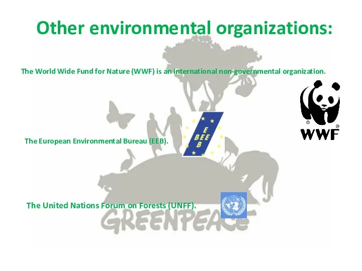 The World Wide Fund for Nature (WWF) is an international