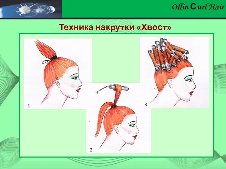 Ollin Сurl Hair Техника накрутки «Хвост»