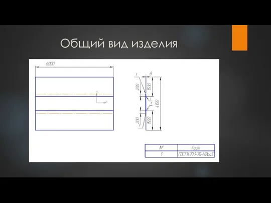 Общий вид изделия