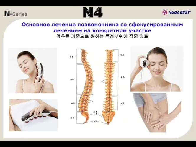 N-Series N4 Основное лечение позвоночника со сфокусированным лечением на конкретном участке 척추를 기준으로