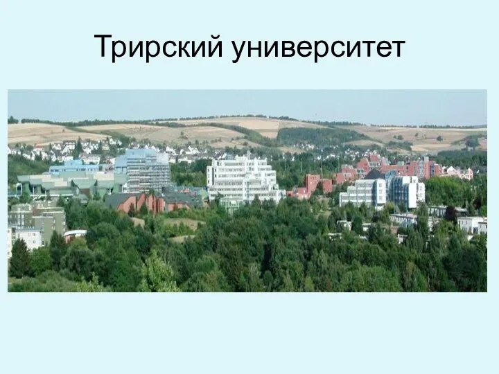 Трирский университет