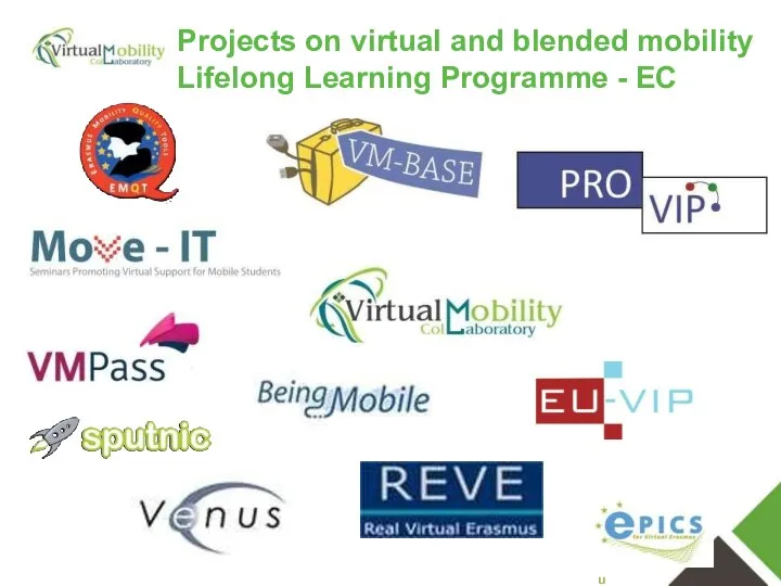 vmcolab.eu Projects on virtual and blended mobility Lifelong Learning Programme - EC