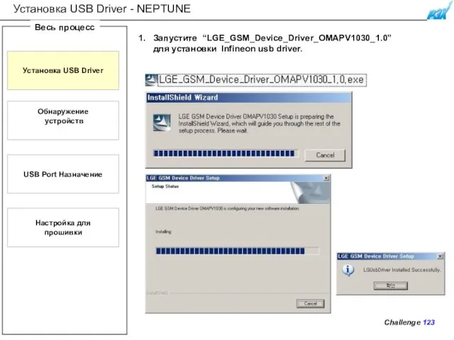 Обнаружение устройств USB Port Назначение Настройка для прошивки Установка USB