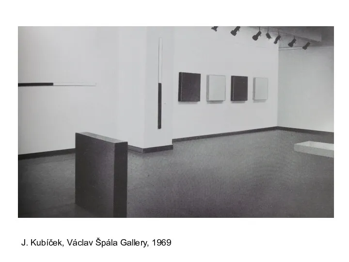J. Kubíček, Václav Špála Gallery, 1969 J. Kubíček, Václav Špála Gallery, 1969