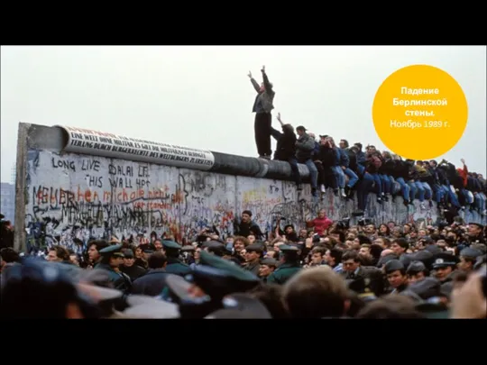 Падение Берлинской стены. Ноябрь 1989 г.